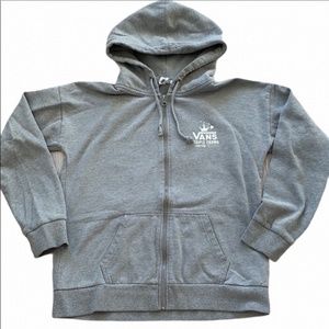 Vans  Grey Hooded Sweatshirt Size Medium